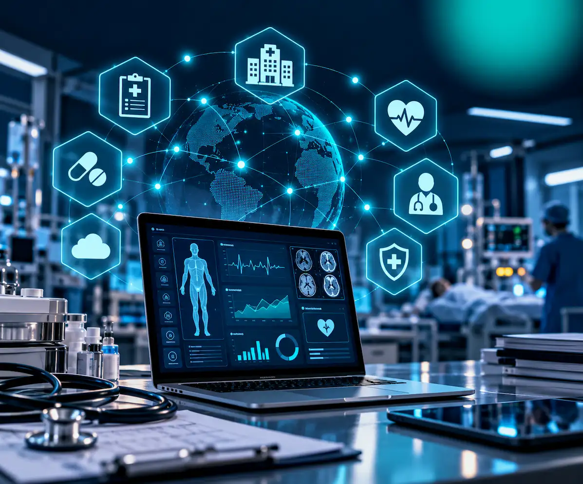 Healthcare software development solutions for patient experiences, healthcare operations, connected systems, cloud, and digital transformation